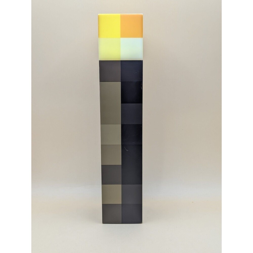 Minecraft Light-Up Wall Torch Night Light By ThinkGeek 2012 Tested Working